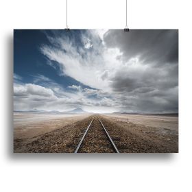 The Long Road Canvas Print or Poster (Type: Poster Print, size: 28" x 20" / 70cm x 50cm (approx))