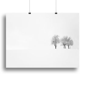 Tree And Silence Canvas Print or Poster (Type: Standard Framed Canvas Print, size: 24" x 16" / 60cm x 40cm (approx))