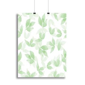 Floral background Canvas Print or Poster (Type: Standard Framed Canvas Print, size: 40" x 26" / 100cm x 65cm (approx))