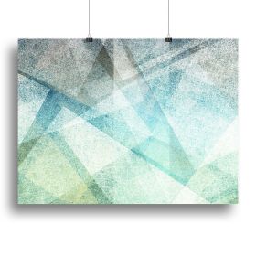 Abstract paper geometric Canvas Print or Poster (Type: Poster Print, size: 32" x 24" / 80cm x 60cm (approx))