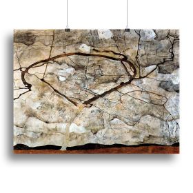Autumn tree in the wind Egon Schiele Canvas Print or Poster (Type: Poster Print, size: 32" x 24" / 80cm x 60cm (approx))