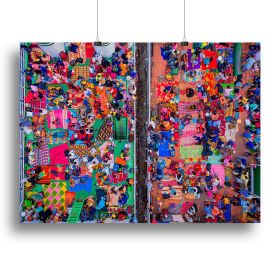 Eid Festival Canvas Print or Poster (Type: Poster Print, size: 32" x 24" / 80cm x 60cm (approx))